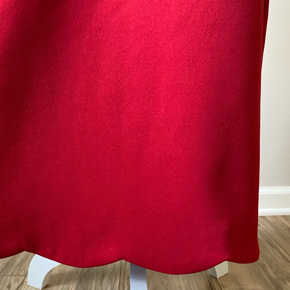 ALYX Red Scallop Hem Dress - Picture 3 of 9